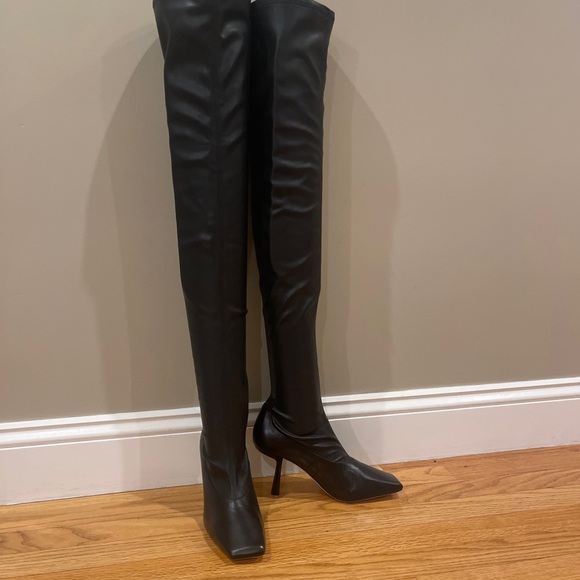 Jimmy Choo Mire 85 over knee heeled boots sz 36 - Picture 14 of 16